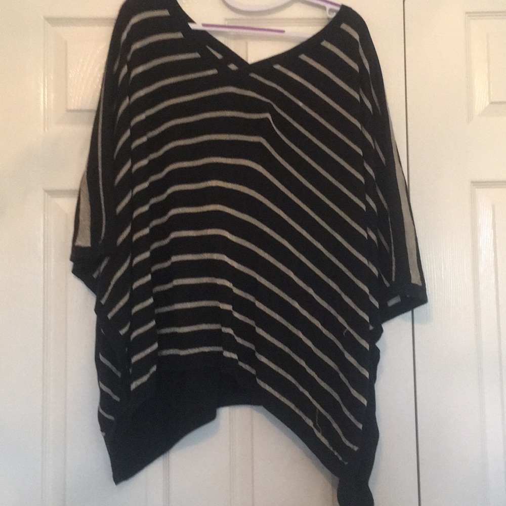 White + warren poncho